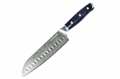 KATFINGER | Damaškový nůž Santoku 7" (17,8cm) | černý | KF102