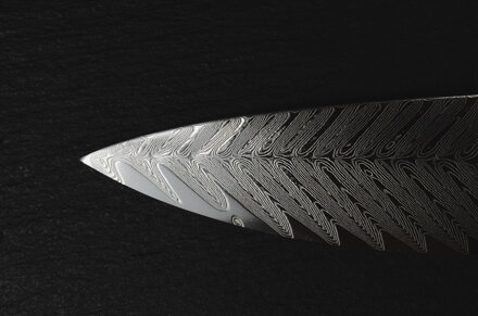 KATFINGER | Damaškový nůž šéfkuchaře 8" (19cm) | Resin | KF301