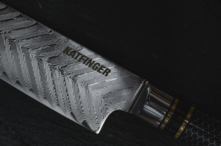 KATFINGER | Damaškový nůž šéfkuchaře 8" (19cm) | Resin | KF301