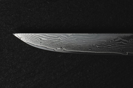KATFINGER | Damaškový nůž vykošťovací 6,3" (16cm) | černý | KF105