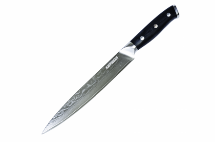 KATFINGER | Damaškový nůž na maso 8" (20cm) | černý | KF103